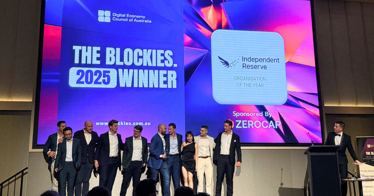 Independent Reserve: Blockies Organisation of the Year 2025